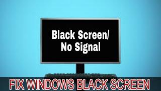 Black Screen Problem || No Display But Power On Fixed || Computer Turn on But No Display || #pc