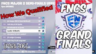 How I Qualified To FNCS GRAND FINALS On Console!!! (4k ps5)