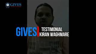 GIVES Helped Me As A Law Student- Said Kiran Waghmare