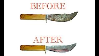 Knife Restoration - Restoring a Homemade Family Heirloom Knife
