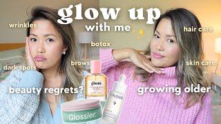 GLOW UP vlog  First-Time Botox, Brow Feathering, Hair & Skincare!