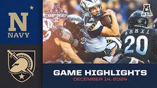 Game Highlights: Navy vs Army (December 14)