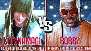 Tekken 8 Karinamagi (Reina) vs Bobby (Raven) Ranked Matches Replays