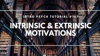 Intrinsic & Extrinsic Motivations (Intro Psych Tutorial #167)