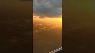 flight into Florida sunset Phenom 300E to RSW Fort Myers International Airport
