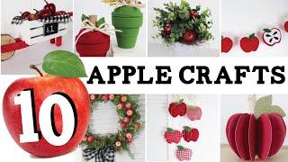 10 Apple DIY Crafts (EASY) Fall Home Decor Ideas