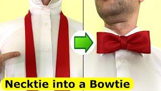 How to make a Bowtie from Necktie