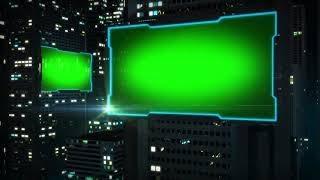 4K Green screen City Flare Free  720 X 720...