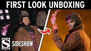 Sideshow Gambit Deluxe X-Men Figure Unboxing | Sideshow First Look