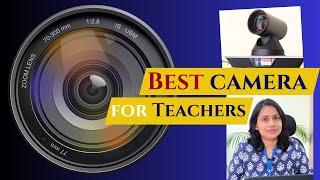 BEST CAMERA for Online Teaching | 4K PTZ Camera