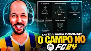 EA FC 24 - TÁTICA META PRA ORGANIZAR O SEU TIME MELHORE SUA DEFESA E CRIAÇÃO DE JOGADAS