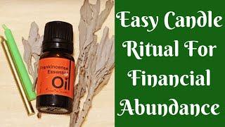 Candles: Easy Candle Ritual For Financial Abundance