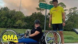 After life-changing paralysis, woman to run marathon with best friend | GMA Digital