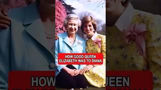 How good Queen Elizabeth was to Diana#royal #history#shorts