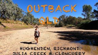 OUTBACK QLD. HEADING WESTWARD  to Hughenden, Richmond, Julia Ck, Cloncurry