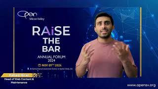 Shout-out from Fahad Ibrar | Annual Forum 2024 | OPEN Silicon Valley