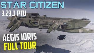 Aegis IDRIS Full Interior Tour - Star Citizen 3.23.1 PTU ship tour