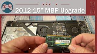 How to Upgrade a Mid 2012 15" MacBook Pro - New RAM - New SSD!