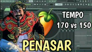 Iringan Tabuh Penasar untuk latihan mekendang Fl Studio Bali || Tempo 170 dan 150