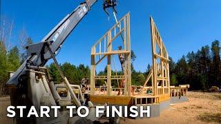 Building a House Time Lapse | Home Construction Start To Finish!