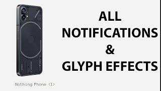 Nothing Phone (1): All Notification Sounds and Glyph Light Effects
