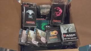 MTG Burgeoning Episode 147:  Unboxing ChannelFireball.com's Magic Fest in a Box:  Commander Edition