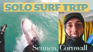 Female Solo Surf Trip In Winter | Sennen, Cornwall