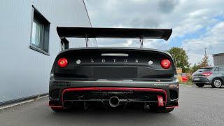 Lotus Exige CUP KT 500 IDS decat sound. Oem Titanium vs exhaust Track