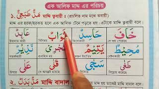 মদ কাকে বলে কত প্রকার এবং মদকে কিভাবে সহজে তা পরিচয় করতে হয় | Learn Tajweed