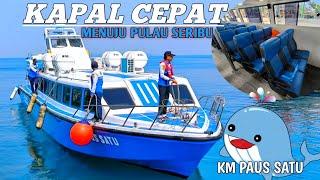 KAPAL MURAH MENUJU PULAU TERINDAH DI JAKARTA ||TRIP KM PAUS 1(MUARA ANGKE-PULAU PRAMUKA)