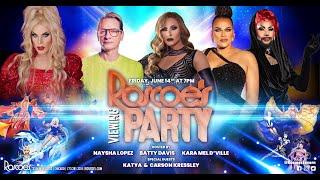 Katya & Carson Kressley - Roscoe's RuPaul's Drag Race All Stars 9 Viewing Party!