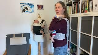 How to use the Tula Half Buckle Carrier with a newborn baby