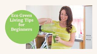 Eco green living tips for beginners