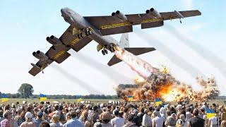 High Alert! US B-52 Bomber Makes Emergency Takeoff at full speed