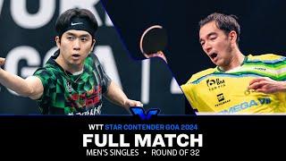 FULL MATCH | KANG Dongsoo vs Hugo CALDERANO | MS R32 | #WTTGoa 2024