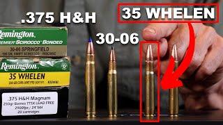 How does the 35 Whelen Compare to the .375 H&H and 30-06?