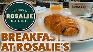 How's the cheapest Brasserie Rosalie Breakfast option in Disney Village?