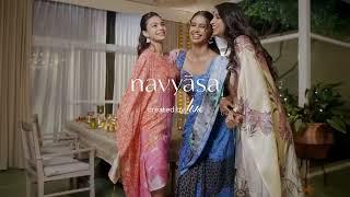 Witness the magic of free-flowing luxurious sarees for that festive bling!