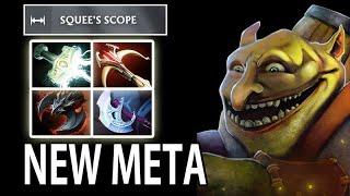 NEW META SNIPER MODE Imba Techies Mid Crazy Attack Range Mjollnir Daedalus Build WTF 7.36c Dota 2