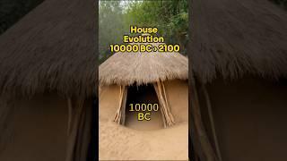The Evolution of House: 10,000 BC to 2100! (AI-Generated)