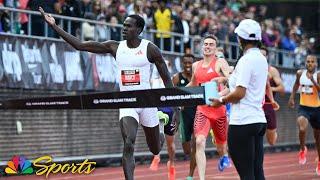 Marco Arop claims 'SENSATIONAL' win in men's 800m race at Grand Slam Track | NBC Sports