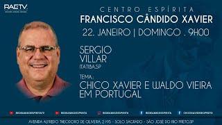 Chico Xavier e Waldo Vieira em Portugal - Palestra com Sérgio Villar