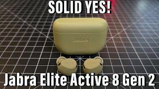 Jabra Elite 8 Active Gen 2 Review: Ultimate Workout Earbuds with Dolby Audio  | Unboxing & Test