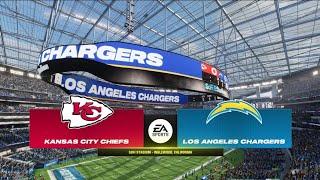 Chiefs vs Chargers Week 18 Simulation (Madden 24 Quick Presentation)