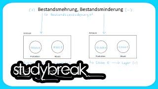 Bestandsveränderung, Bestandsminderung, Bestandsmehrung | Grundbegriffe der Wirtschaftslehre