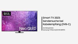 Samsung Smart TV 2023: Sendersuche bei Kabelempfang (DVB-C)