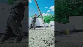 Устройство кровли #бетонныеработы #гидроизоляция #строительство