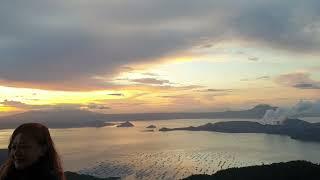 Taal lake view Sun rise Hyperlapse