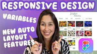 Figma RESPONSIVE DESIGN with VARIABLES & AUTO LAYOUT | Config 2023 update |  Step-by-Step