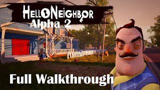 Hello Neighbor Alpha 2 | Full Game & Walkthrough.